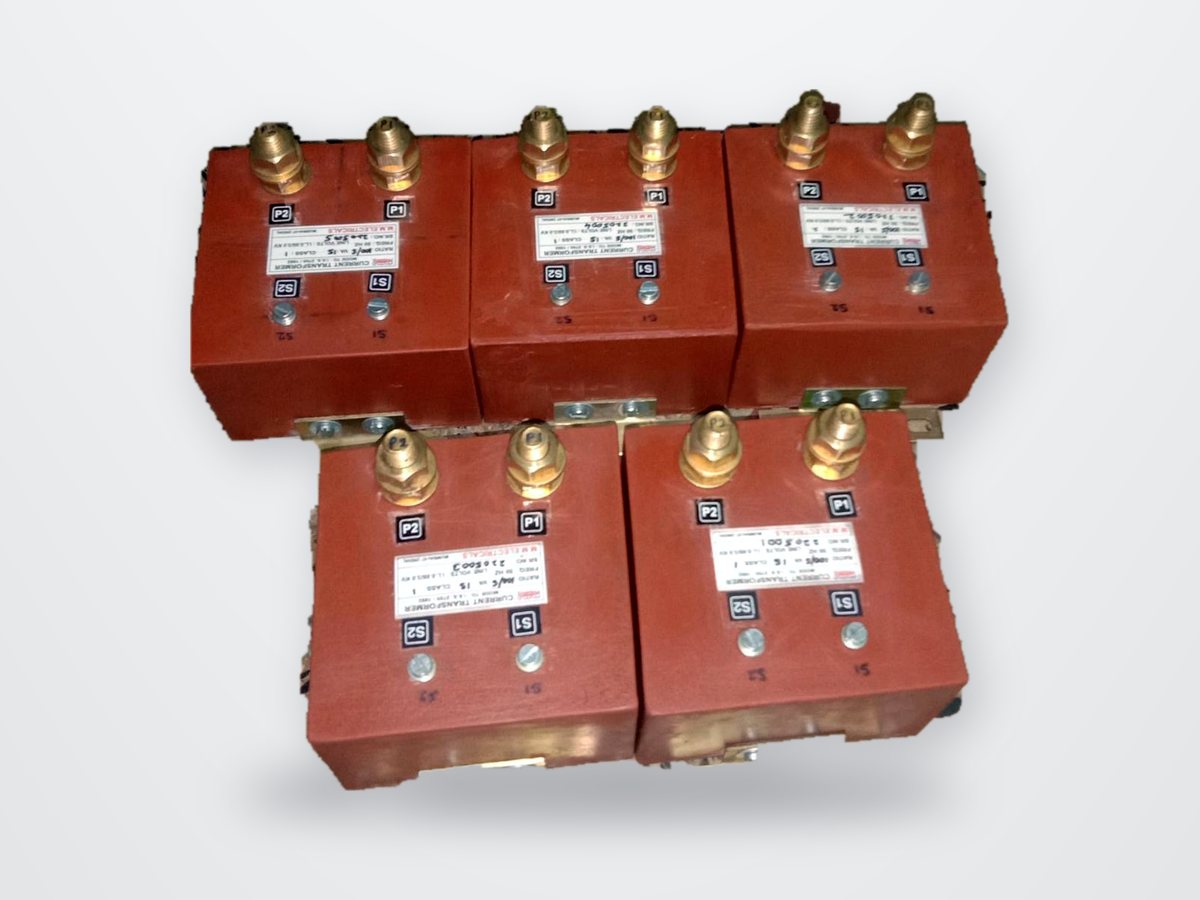 Wound-primary CTs with brass studs